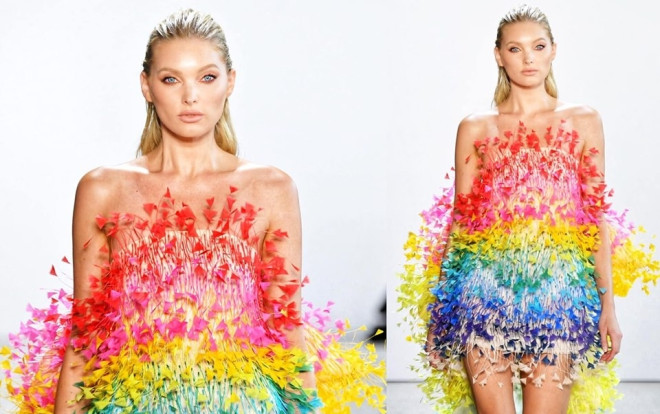 Thiên thần Victoria's Secret thả dáng kiêu sa trong thiết kế lục sắc của Công Trí Ảnh 2