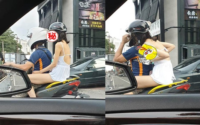 Mặc đồ 'mát mẻ' ra đường nhưng hành động này của cô gái còn khiến nhiều người nhức mắt hơn Ảnh 2