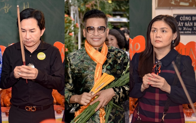 NSƯT Kim Tử Long, Ngọc Huyền, Thanh Bạch cùng nhiều nghệ sĩ thắp hương cúng Tổ ngành sân khấu Ảnh 2