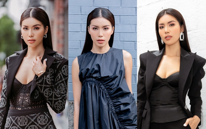 Minh Tú đẹp 'bất chấp' tại New York, 'sởn da gà' khi tham dự show thời trang Công Trí Ảnh 2
