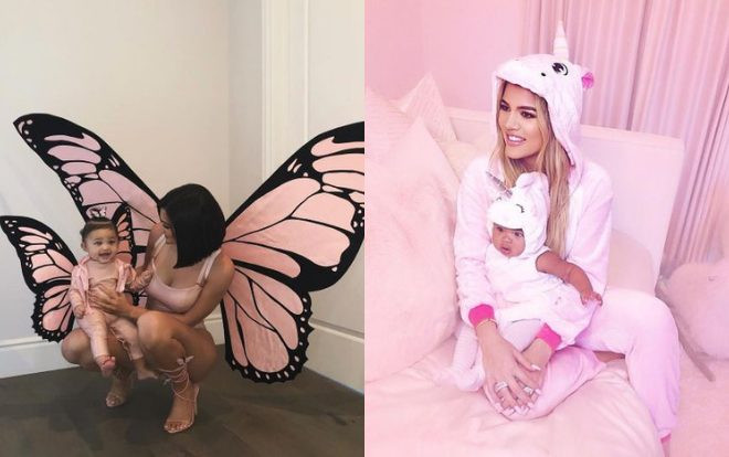 ‘Gắt’ bấy nhiêu trên thảm đỏ, Beyonce - Kim Kardashian lại dễ thương bấy nhiêu khi mặc đồ đôi với con gái Ảnh 2