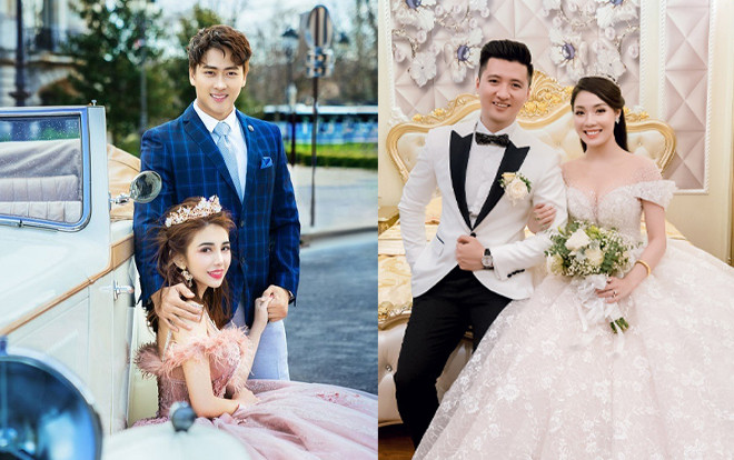 Những đám cưới 'khủng' của hotgirl - rich kid Việt: Người rước dâu với dàn siêu xe hơn 100 tỷ, người đem cả 'lâu đài' vào hôn lễ Ảnh 2