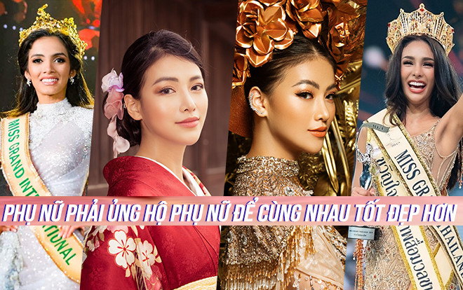 Phương Khánh 'ứng xử nuốt mic' khi Miss Earth bị chê bai, khuyên Miss Grand 'bớt cười cợt'? Ảnh 2