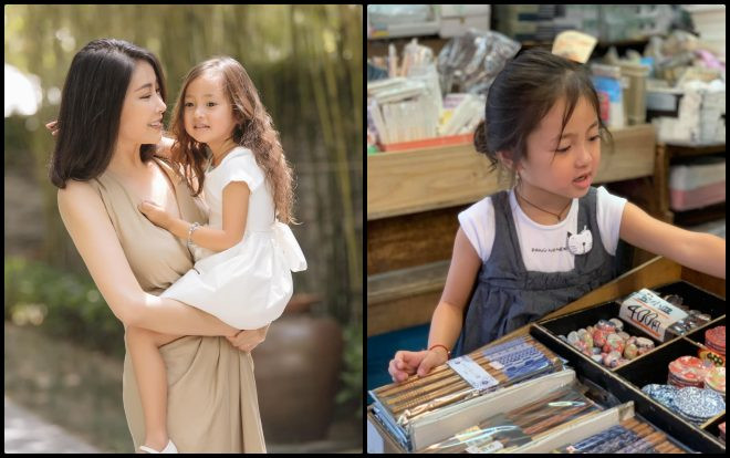 Con gái út của HH Hà Kiều Anh được dự đoán sẽ trở thành tiểu mỹ nhân trong tương lai Ảnh 2