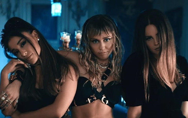 Sau 24h đầu, MV hợp tác của Ariana Grande, Miley Cyrus và Lana Del Rey thu về những thành tích nào? Ảnh 2