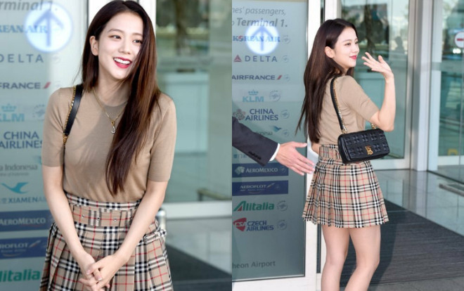 Jisoo Black Pink diện cả set đồ Burberry sang chảnh tham gia London Fashion Week Ảnh 2