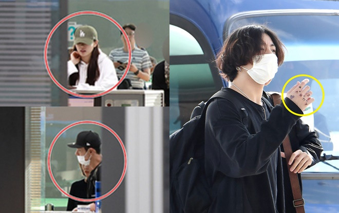 Bắt gặp Hyun Bin - Son Ye Jin ở sân bay, Jungkook (BTS) lộ hình xăm 'Army' Ảnh 2
