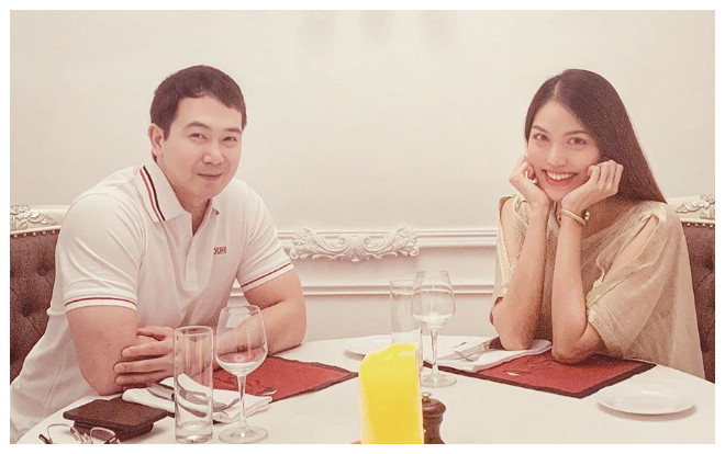 Gần cuối thai kì, Lan Khuê vẫn khoe ảnh xinh đẹp như thuở còn son bên chồng Ảnh 2