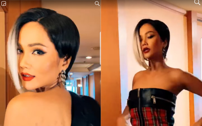 H'Hen Niê như 'lột xác' với tóc bạch kim cực ngầu khiến fan ồ lên thích thú Ảnh 2