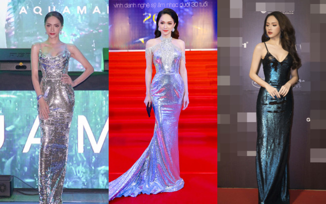 'Cô gái vàng' trong làng chuyên trị váy ánh kim đích thị là Hoa hậu Hương Giang Ảnh 2