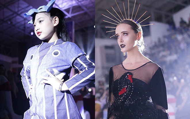 Dàn người mẫu đầy khí chất cùng những thiết kế ấn tượng xuất hiện tại đêm gala kỉ niệm 50 năm thành lập trường ĐH Kiến trúc HN Ảnh 2