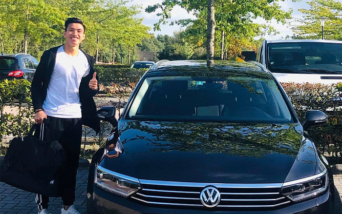 Sướng như Đoàn Văn Hậu: Được CLB Hà Lan cấp riêng xe sang Volkswagen Passat Ảnh 2