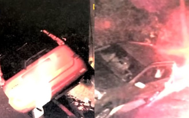 Say xỉn lái ô tô lao lên cả rào chắn đường, người đàn ông bị mắc kẹt… ngủ luôn trong xe Ảnh 2