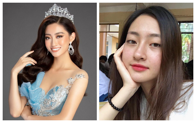 Hoa hậu Lương Thùy Linh mới đăng quang đã nhanh chân tiếm ngôi đệ nhất mỹ nhân mặt mộc Vbiz Ảnh 2