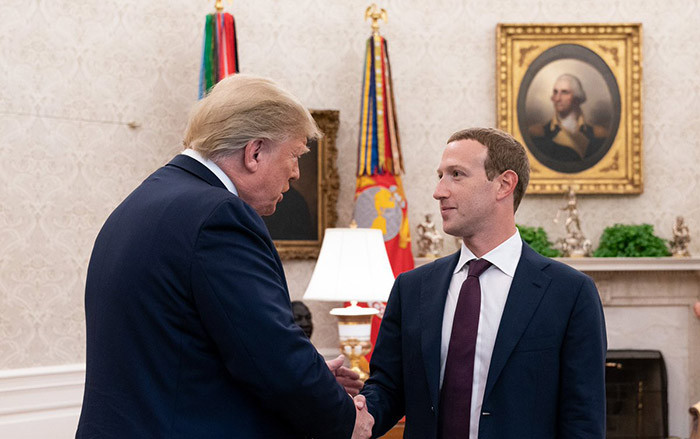 Mark Zuckerberg vừa có một cuộc gặp 'tốt đẹp' với Tổng thống Mỹ Donald Trump Ảnh 2
