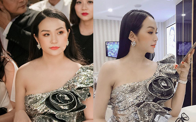 Lần đầu tái xuất sau sinh con thứ 3, Hương Baby - vợ Tuấn Hưng xinh đẹp hút hồn mọi ánh nhìn Ảnh 2