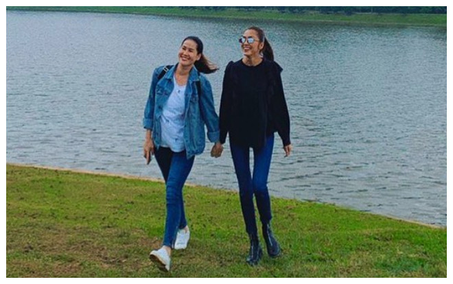 Tăng Thanh Hà trốn con đi chơi với bạn thân, lộ thân hình gầy gò ai nhìn cũng phát hoảng Ảnh 2