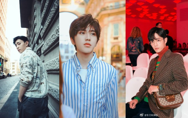 Cuộc chiến nhan sắc không khoan nhượng của Đặng Luân - Tiêu Chiến và Thái Từ Khôn tại Milan Fashion Week 2019 Ảnh 2