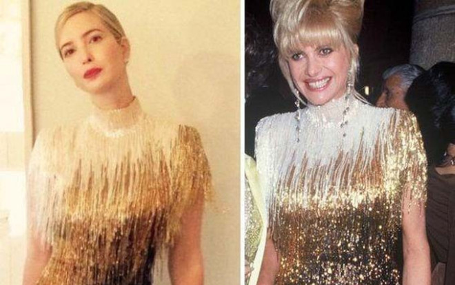 Ivanka Trump đẹp mê hoặc triệu người khi mặc lại váy cũ của mẹ từ 28 năm trước Ảnh 2