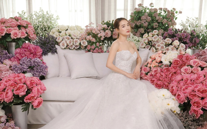 Sau một năm kết hôn, Nhã Phương lại diện váy cưới khiến fan nháo nhác Ảnh 2