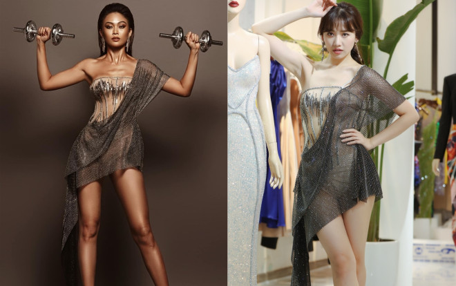 Dù chân không dài tít tắp nhưng Hari Won vẫn chẳng hề kém cạnh khi đụng hàng Mâu Thủy Ảnh 2