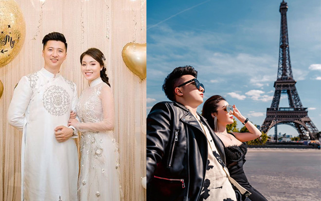 Sau đám hỏi 'dát vàng', cô giáo Âu Hà My tung bộ ảnh cưới 'sang chảnh' cùng chồng bên siêu xe Ferrari Ảnh 2