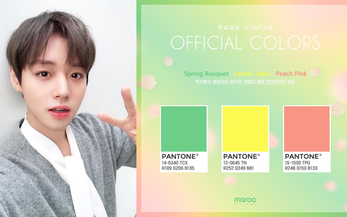 Cựu thành viên Wanna One - Jihoon công bố màu sắc chính thức cho fandom Ảnh 2