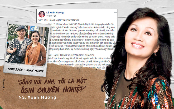 NS Xuân Hương 'phản pháo' MC Thanh Bạch về lý do ly hôn: 'Sống với anh, tôi là một ôsin chuyên nghiệp' Ảnh 2