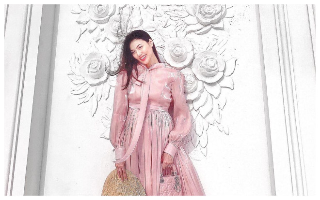 Lan Khuê hóa nàng thơ trong chiếc váy hồng xinh tươi khiến ai cũng xuýt xoa trầm trồ Ảnh 2