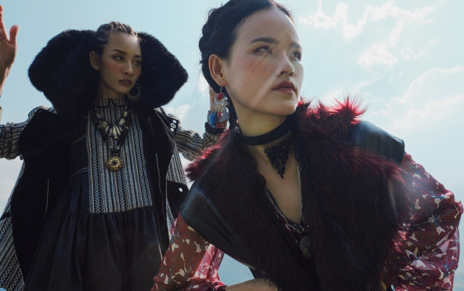 Tuyết Lan lên Tây Bắc, hóa nàng thơ vùng cao trong bộ ảnh mộng mị Ảnh 2