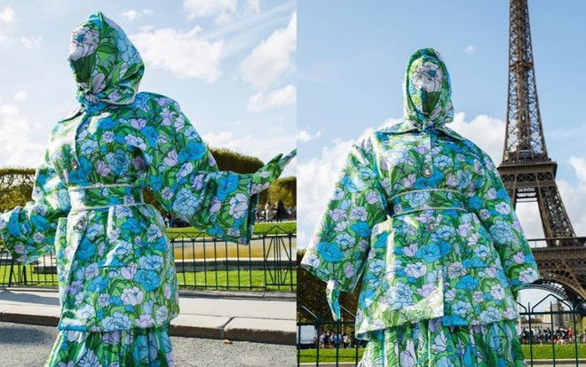 Cardi B gây sốc với trang phục kín mít như ninja tại tuần lễ thời trang Paris 2019 Ảnh 2