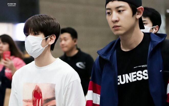 Các thành viên nhóm EXO lên tiếng nhắc nhở fan về tình trạng xô đẩy lộn xộn tại sân bay Incheon Ảnh 2