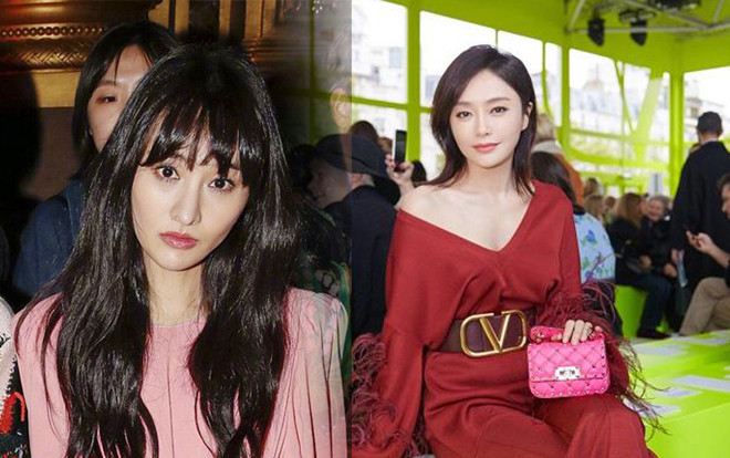 'Phú sát' Tần Lam đẹp rạng ngời - Trịnh Sảng già nua, gầy hóp mặt đi xem show thời trang Ảnh 2