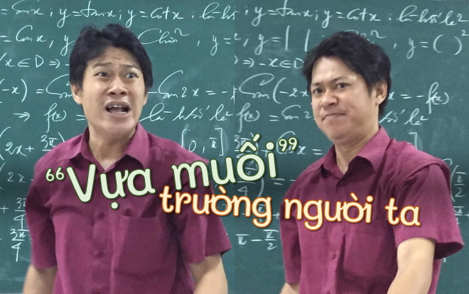 1001 biểu cảm 'muốn đỡ cũng không được' của thầy giáo dạy Toán tại Kiên Giang khiến dân mạng cười bò Ảnh 2