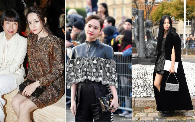 Địch Lệ Nhiệt Ba, Đặng Tử Kỳ, Dương Thừa Lâm: Kẻ tám lạng người nửa cân trên thảm đỏ tuần lễ thời trang Paris 2019 Ảnh 2