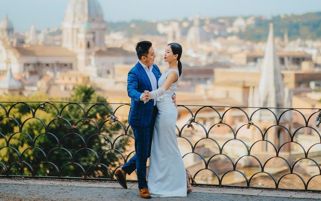 Ảnh cưới đầu tiên của Liêu Hà Trinh và vị hôn phu Ảnh 2