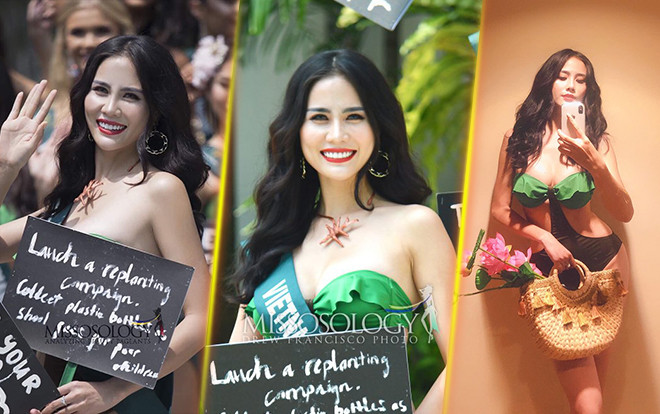 Missosology gọi tên Hoàng Hạnh vào Top 8 mỹ nhân nổi bật, chiếm spotlight nhất Miss Earth 2019 Ảnh 2