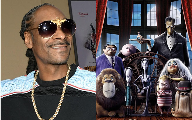 Sau màn kết hợp với Sơn Tùng M-TP, Snoop Dogg tái ngộ khán giả Việt với OST bắt tai trong 'The Addams Family' Ảnh 2