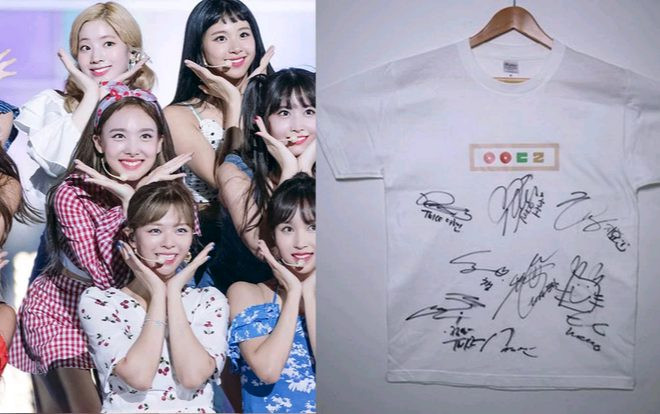 TWICE quyên góp áo phông có chữ ký làm từ thiện giúp đỡ trẻ em nghèo Ảnh 2