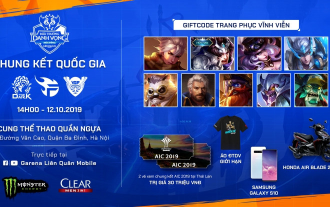 Hôm nay, mở bán vé vòng chung kết đấu trường danh vọng mùa Đông 2019 Ảnh 2