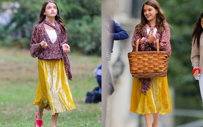 Suri Cruise gây sửng sốt khi lớn phổng như thiếu nữ xinh đẹp Ảnh 2
