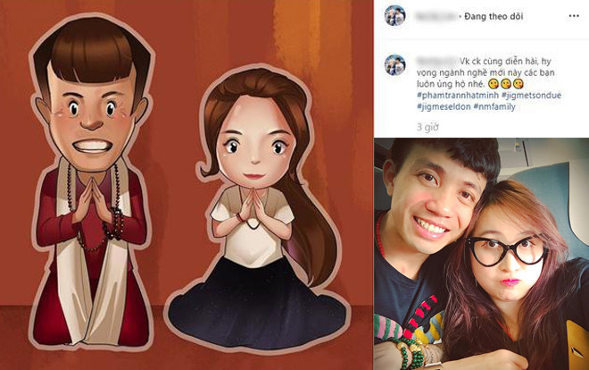 Dân tình tỏ ra khó hiểu khi vợ chồng Minh Nhựa thông báo đi 'diễn hài' nhưng lại kèm pháp danh tu hành Ảnh 2