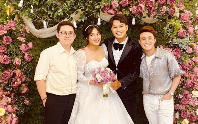 Dàn sao Việt tưng bừng đến tham dự và chúc phúc con trai nghệ sĩ cải lương Kim Phương trong ngày cưới Ảnh 2