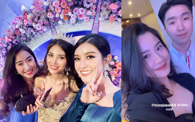 Dàn khách mời 'khủng' dự đám cưới của rich kid Claret Giang Lê: Á hậu Huyền My xinh đẹp nổi bật, Hàn Hằng sánh đôi cùng bạn trai mới Ảnh 2