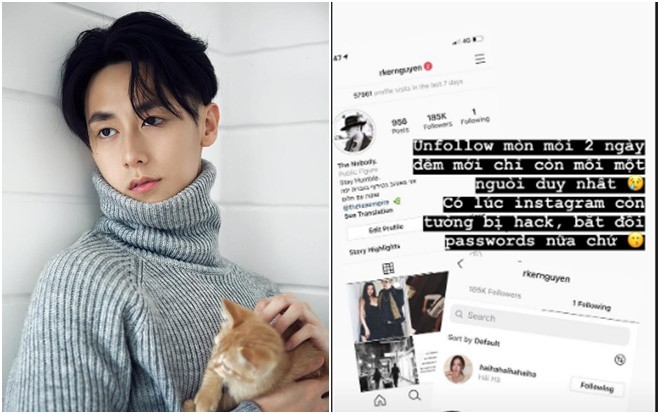 Chiều người yêu như Rocker Nguyễn, bỏ ra 2 ngày đêm để unfollow hết bạn bè trên instagram chỉ để theo dõi độc nhất bạn gái Ảnh 2