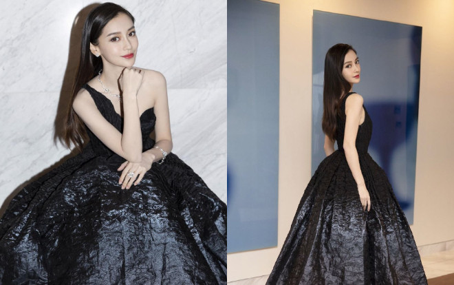 Nữ thần thảm đỏ Angelababy tỏa sáng trong bộ váy Dior kén dáng Ảnh 2