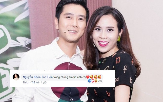 Tóc Tiên, Đông Nhi cùng dàn sao Việt gửi lời động viên, tin tưởng vợ chồng Lưu Hương Giang trước tâm bão Ảnh 2