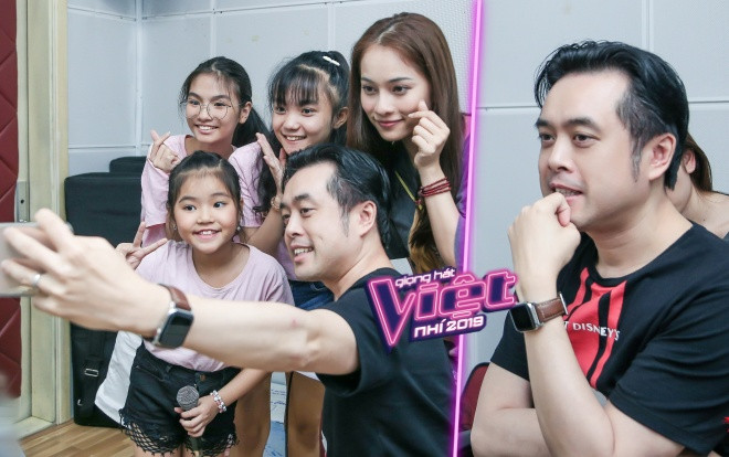 Linh Đan - Minh Hằng - Quỳnh Anh hăng say luyện tập cho vòng Loại trực tiếp Giọng hát Việt nhí 2019 Ảnh 2