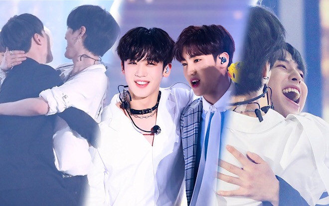 Kim Kook Heon - Song Yoo Bin ôm thành viên X1 thắm thiết trên sân khấu Ảnh 2