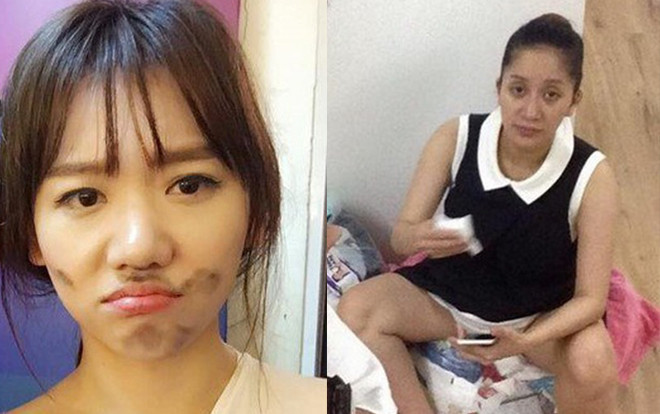 Nhan sắc sao Việt khi chồng chụp lén: Hari Won, Khánh Thi thật thảm, Khởi My muốn té ghế Ảnh 2